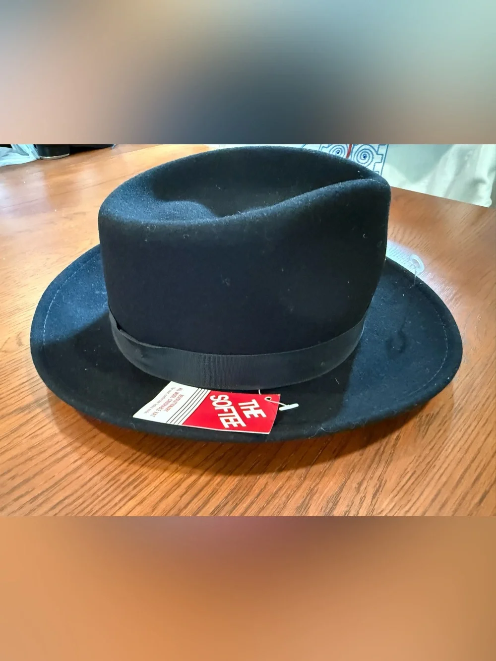 Golden Gate Hat Company Softee Crushable Packable Unisex Wool Fedora Black